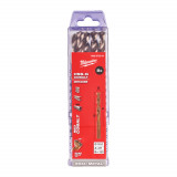 Сверло по металлу HSS-Co MILWAUKEE, DIN338, Ø10,0х133х87мм, (5шт)