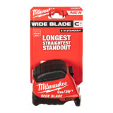 Рулетка магнитная WIDE BLADE MAGNETIC MILWAUKEE (Gen2), (холст 35мм), 8м/26фт