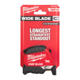 Рулетка магнитная WIDE BLADE MAGNETIC MILWAUKEE (Gen2), 5м, 35мм (4932499207)