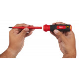 Набор отверток прецезионных изолированных VDE MILWAUKEE 4-в-1 (рукоятка VDE + 4 бит TORX VDE)