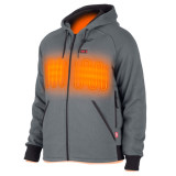 Толстовка з підігрівом з капюшоном MILWAUKEE, M12 HHGREY4-0 XXL (4932480070)
