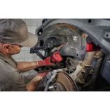 Шлифмашина ленточная аккумуляторная бесщеточная MILWAUKEE M12 FBFL10-402B (10мм) (ЗУ+2Х4Ач+сумка)