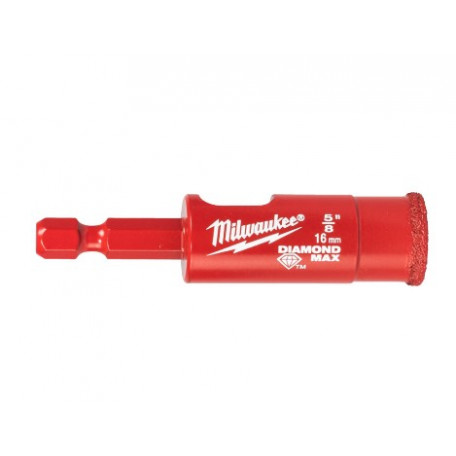 Коронка алмазная Diamond Plus MILWAUKEE 16 мм (1/4 Hex) (4932498347)