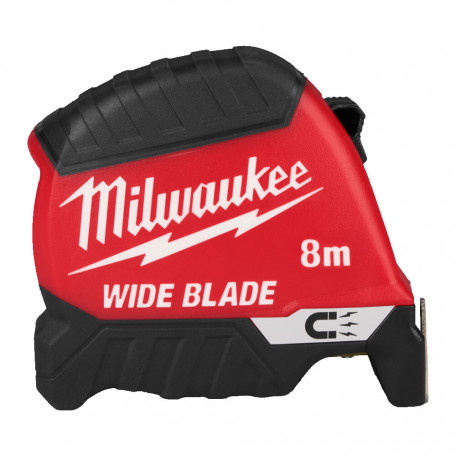 Рулетка магнитная WIDE BLADE MAGNETIC MILWAUKEE (Gen2), 8м, 35мм (4932499209)
