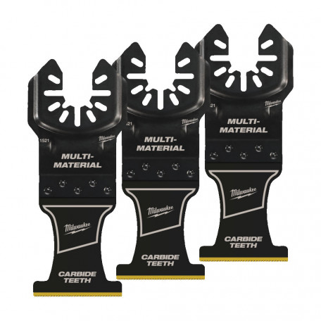 Полотно для мультітула Bi-Metal Carbide OPEN-LOK MILWAUKEE, 35х38мм, 3шт (48851523)