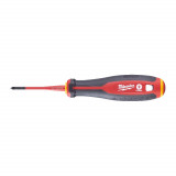Викрутка тригранна ізольована MILWAUKEE VDE, PZ0х60мм. (4932478724)