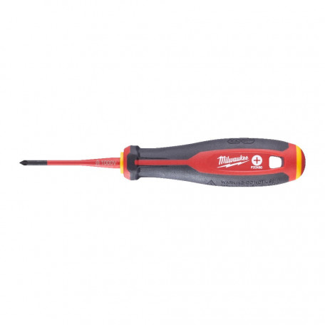 Отвертка трехгранная, изолированная MILWAUKEE VDE, PZ0х60мм. (4932478724) 