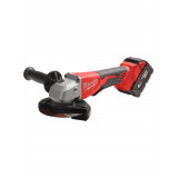 Шліфмашина кутова - болгарка акумуляторна безщіткова MILWAUKEE M18 BLSAG125XPD-402X діаметр 125мм