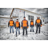 Куртка (толстовка) с электроподогревом MILWAUKEE, M12 HH GREY3-0 (XL), серая (4933464355)