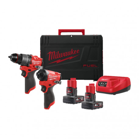 Набір з 2х інструментів безщіткових акумуляторних MILWAUKEE M12 FPP2A2-402X (4933480587)