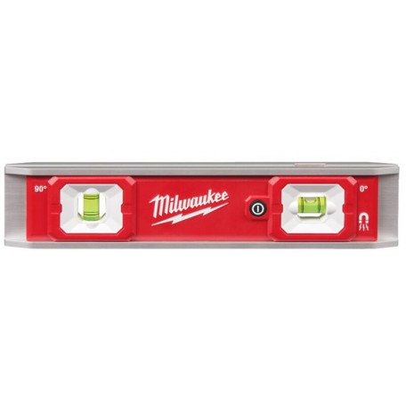 Уровень магнитный MILWAUKEE Torpedo 23 см с LED-подсветкой (4932498742)