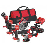 Набір з 6 інструментів безщіткових акумуляторних MILWAUKEE M18 FPP6G3-502B (4933498658)