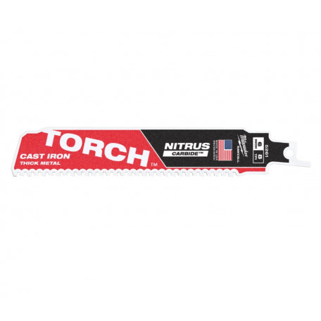 Полотно для сабельных пил MILWAUKEE TORCH CARBIDE NITRUS, 150х3,1мм, (металл) (48475261)