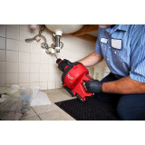 Машина прочистная аккумуляторная MILWAUKEE M18 FDCPF10-0C трос 10м (каркас+ведро)