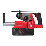 Перфоратор аккумуляторный бесщеточный SDS-PLUS MILWAUKEE M18FHACDDE-0C с пылеотводом (4933498586)