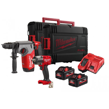 Набор из двух инструментов бесщеточных аккумуляторных M18 FPP2BA-552X POWER PACK MILWAUKEE (4933481023)