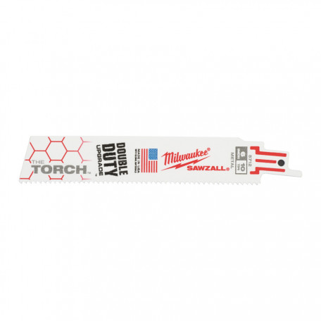 Полотно для шабельних пил TORCH MILWAUKEE, 150х2,5мм, (5шт), (метал)