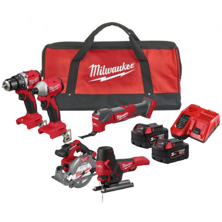 Набор инструмента аккумуляторного MILWAUKEE M18 BLCPP5A-502B (4933492838)