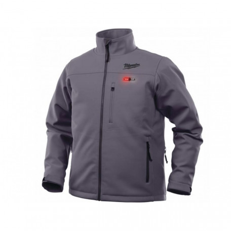 Куртка с подогревом MILWAUKEE, M12 HJGREY5-0, серая XXXL (4933479363)