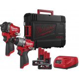 Набір з 2х інструментів безщіткових акумуляторних MILWAUKEE M12 FPP2X2-402X (4933498741)