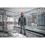 Куртка (толстовка) с электроподогревом MILWAUKEE, M12 HH GREY3-0 (XL), серая (4933464355)