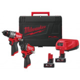 Набір з 2х інструментів безщіткових акумуляторних MILWAUKEE M12 FPP2X2-402X (4933498741)