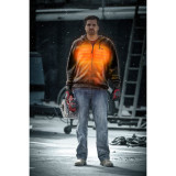Куртка (толстовка) с электроподогревом MILWAUKEE, M12 HH GREY3-0 (XL), серая (4933464355)