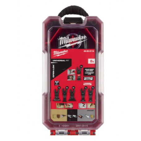 Набір полотен для мультитула Bi-Metal OPEN-LOK MILWAUKEE WM, 8шт (48859118)