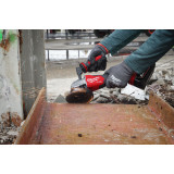 Кутова шліфувальна машина акумуляторна MILWAUKEE, M18 FSAGSVO125X-0X, діаметр 125 мм (+ рукоятка, зах. кожух, 2 зах. екран, HD к