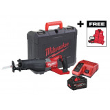 Пила сабельная аккумуляторная бесщёточная MILWAUKEE M18 FSXMC-801C (ЗУ+1акк.Х8Ач+кейс) FORGE+ALIS-0