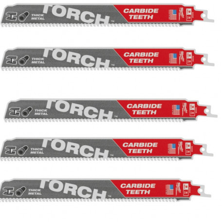 Полотно для сабельных пил MILWAUKEE TORCH CARBIDE, 230х3,1мм, (металл) (48475502)