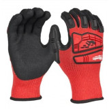 Рукавиці робочі MILWAUKEE, з захистом від ударів та опором порізам 3/C, 7/S (4932498529)
