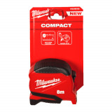Рулетка Pro Compact MILWAUKEE (Gen 2), 8м, 25мм (4932498780)