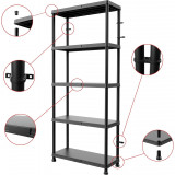 Система стелажів QBRICK 74, 5 полиць, 100 кг (REGQRS74325CZAPG001)