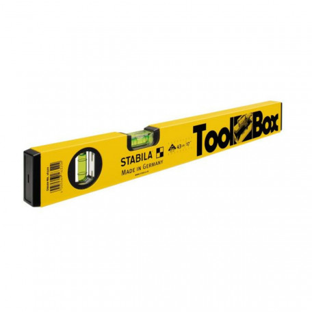Рівень STABILA TOOLBOX : L= 43 см. точн 0,50 mm/m. 2 капсули (16320)