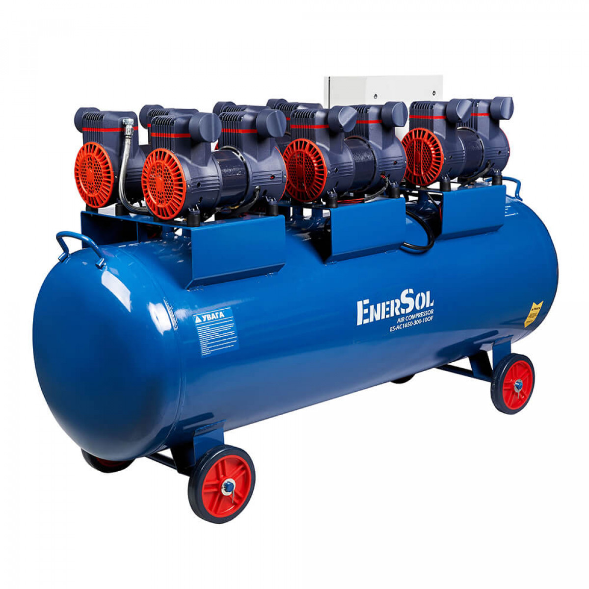 Компрессор воздушный безмасляный EnerSol 300л, 8бар, 1650л/мин (ES-AC1650-300-10OF) Компрессор воздушный безмасляный EnerSol 300л, 8бар, 1650л/мин (ES-AC1650-300-10OF)
