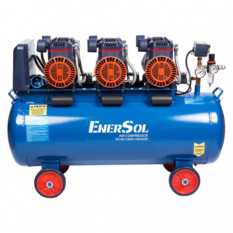 Компрессор воздушный безмасляный EnerSol 150л, 8бар, 1265л/мин (ES-AC1265-150-6OF)