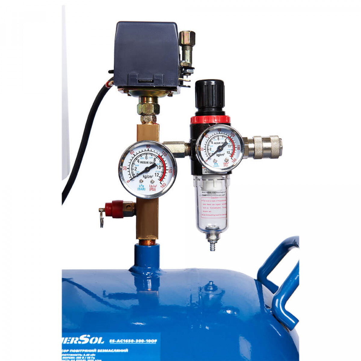 Компрессор воздушный безмасляный EnerSol 300л, 8бар, 1650л/мин (ES-AC1650-300-10OF) Компрессор воздушный безмасляный EnerSol 300л, 8бар, 1650л/мин (ES-AC1650-300-10OF)