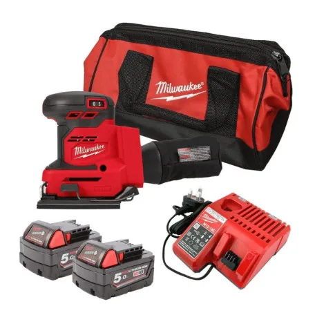 Машина шлифовальная вибрационная аккумуляторная MILWAUKEE M18 BQSS-502B (4933479967)