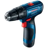 Дриль-шурупокрут ударний акумуляторний Bosch GSB 120-LI, 12 В, 30 Н·м, 2×2,0 Аг (06019G8100)