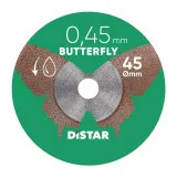 Круг алмазный отрезной Distar Butterfly 1A1R 45x0,45 мм., без держателя (11143158074)