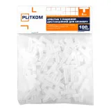 Крестик Т-образный дистанционный для клинкера PLiTKOM, 6 мм, 100 шт (1112300)