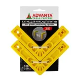 Уголок для фиксации плитки 100×100 ADVANTA, 90 градусов, 2 шт (351000)