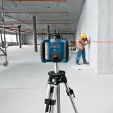 Ротационный лазерный нивелир Bosch Professional GRL 250 HV в кейсе с пультом RC1, очками, мишенью (0601061600)
