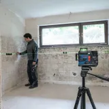 Лазерный нивелир Bosch Professional GLL 12V-100-33 CG, 3 × 360°, зеленый луч, 30/100 м (0601065400)