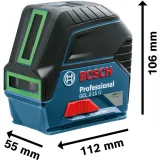Лазерный нивелир Bosch Professional GCL 2-15 G, зеленый луч, 15 м, RM 1, BM 3 (0601066J00)