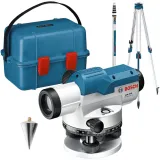 Оптический нивелир Bosch Professional GOL 20 D в кейсе со штативом BT 160, рейкой GR 500, увеличение 20× (0601068402)