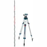 Оптический нивелир Bosch Professional GOL 20 D в кейсе со штативом BT 160, рейкой GR 500, увеличение 20× (0601068402)