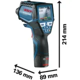 Термодетектор Bosch Professional GIS 1000 C, от −40 до +1000 °C (0601083300)