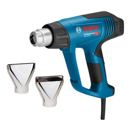 Фен технический, Bosch, Professional, GHG 23-66, 2300 Вт, 50-650 °C, с 2 соплами (06012A6300)